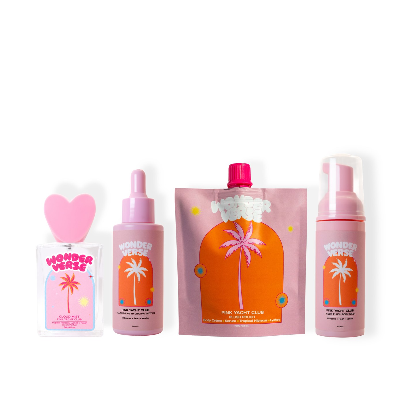 Pink Yacht Club Bodycare Layering Set